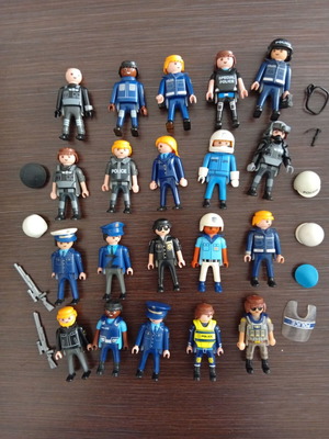 Playmobil Police αστυνομικές φιγούρες με αξεσουάρ, σετ 20