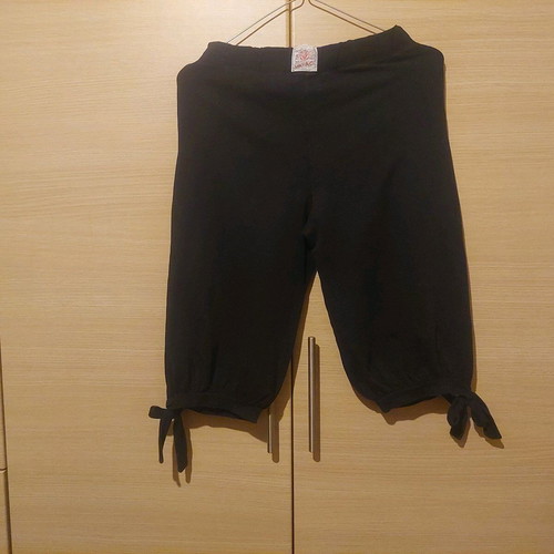 Vintage black women's Bermuda shorts used XS/S with pockets