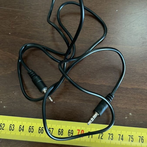 3.5mm Jack Cable Male to Male 1.2m like new