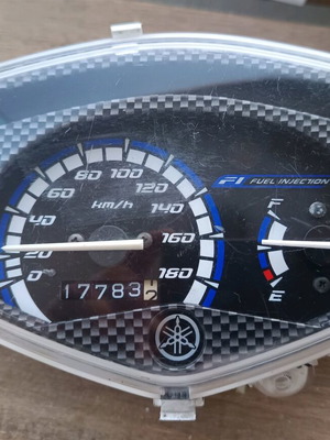 Crypton X 135 speedometer like new with extra carbon