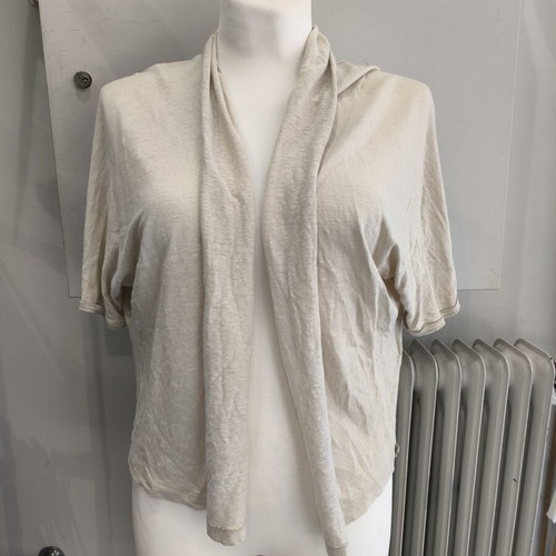 Linen summer cardigan like new, beige, size XL, Riani