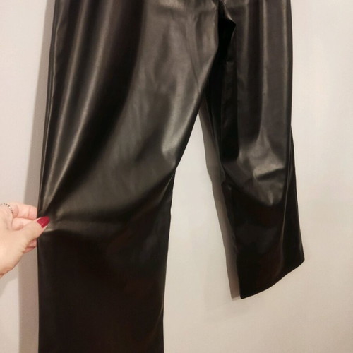 Leather pants new, black, size L/40/12