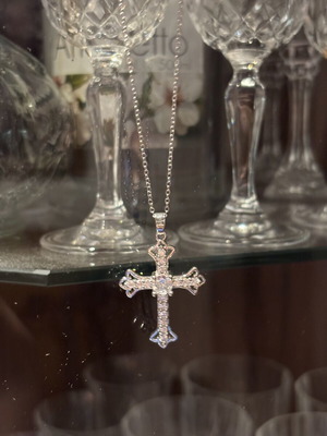 Silver cross new, steel