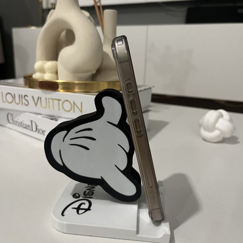 Phone Stand Mickey Style 3D Printed New