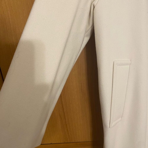 Zara Oversized Long Soft Straight Coat New, White