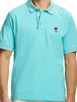 Fischer Vintage Polo Shirt like new, turquoise, size XXL