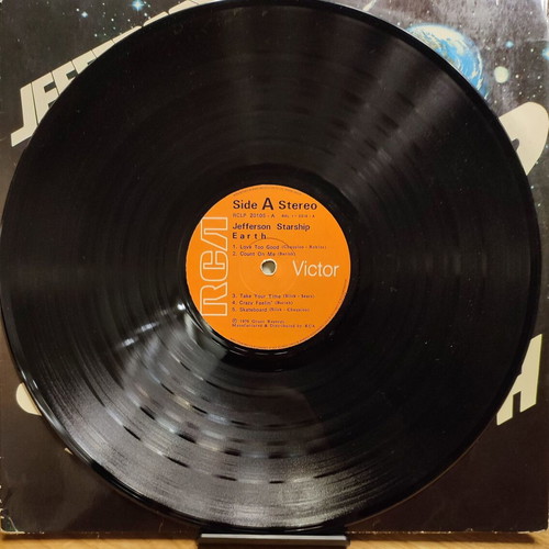 Jefferson Starship Earth vinyl used, rock