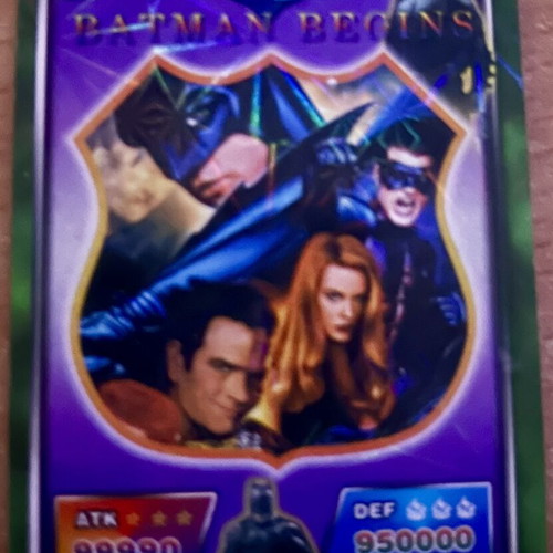 Batman Begins collection cards, 2005 special edition