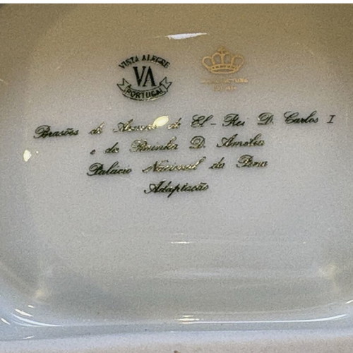 Vista Alegre Portugal vintage porcelain salt cellars, set of 2