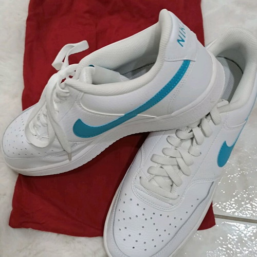 Nike Woman Court Vision Low Sneakers like new, white, size 42.5