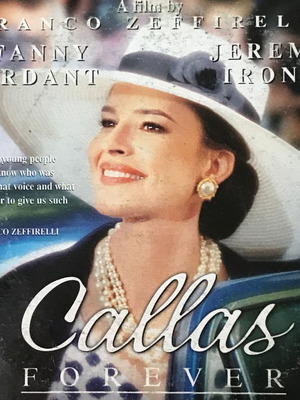 Callas Forever DVD like new, drama, biography, romantic