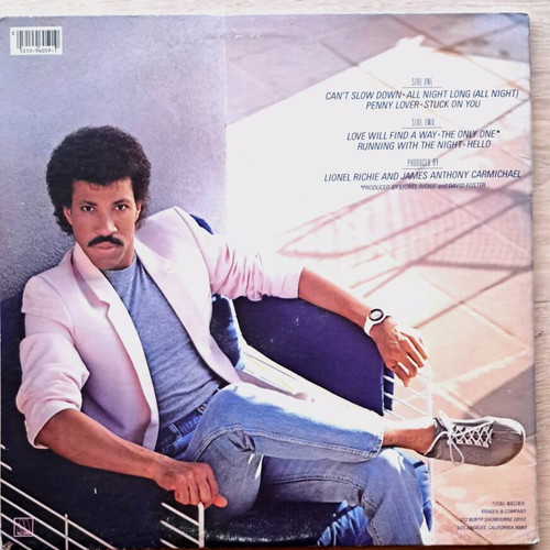 Lionel Richie Can't Slow Down LP 1983 new, R&B / Soul