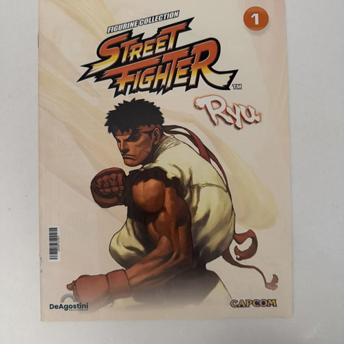 Street Fighter Ryu figure #1 with box and booklet
