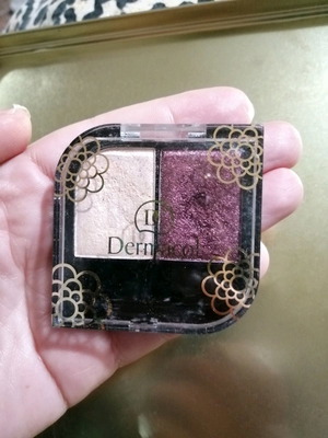 Dermacol double eyeshadow used in 2 shades