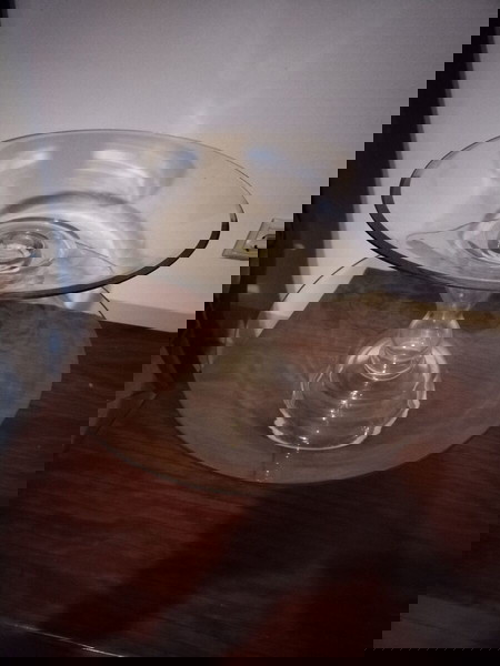 Διώροφη  κρυστάλλινη φρουτιερα