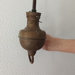 Wall lamp lantern used, brass