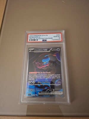 Munkidori ex Pokémon card used, PSA 10 grade