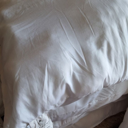 FAM Home pillows set of 2 80x80 cm new, microfiber, hypoallergenic