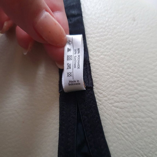 Luna push up bra 75C like new, black and gold