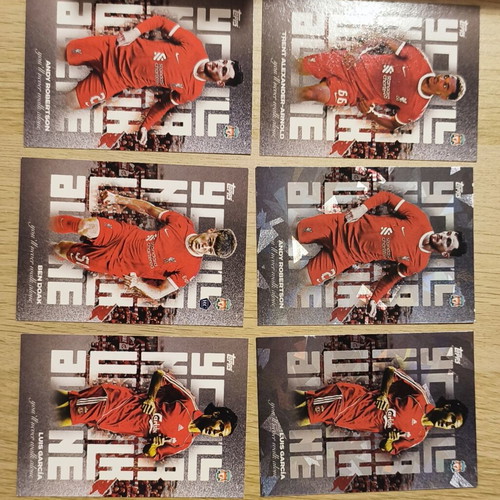Liverpool team cards like new