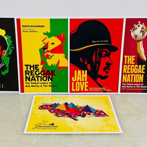 Reggae Art postcards set of 10, 15×21 cm, new