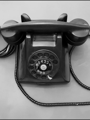Vintage heavy LM ericsson telephone used, model DBH 15