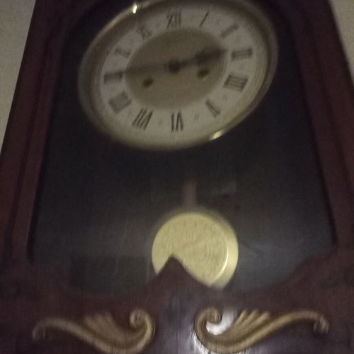 Vintage Russian wall clock used, analog