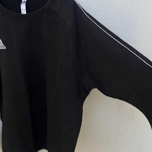 Adidas sweatshirt, black and white, XL