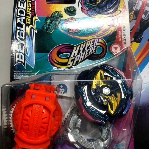 Beyblade Burst Rise Hypersphere Judgement Joker J5 with Slingshock Precision Strike Launcher new