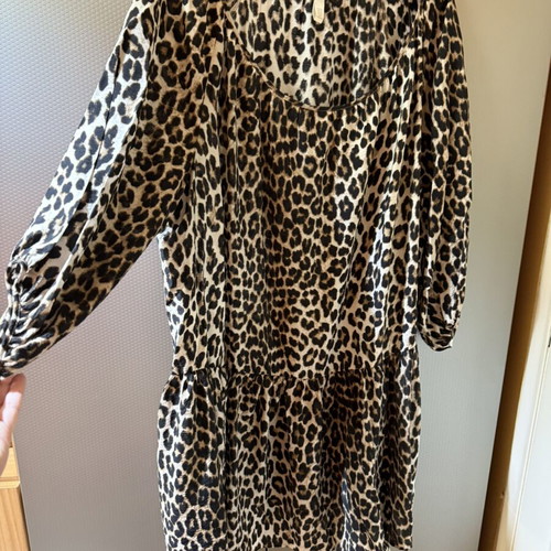 H&M leopard midi dress new, black brown beige