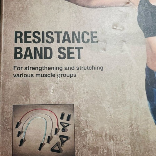 Various fitness tools new with resistance bands and elastic