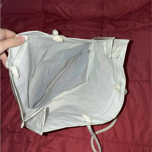Vintage beach bag shoulder white good condition