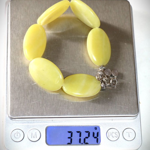 Bracelet genuine agate and 925 sterling silver new