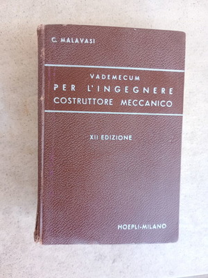 Vademecum per l'ingegnere costruttore meccanico book used, Italian