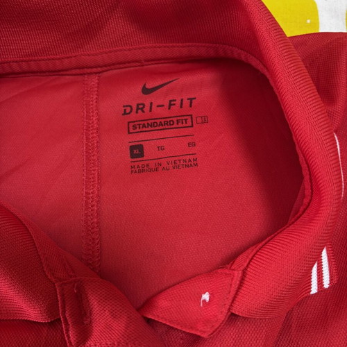 Nike Dri-Fit Polo shirt XL like new, red