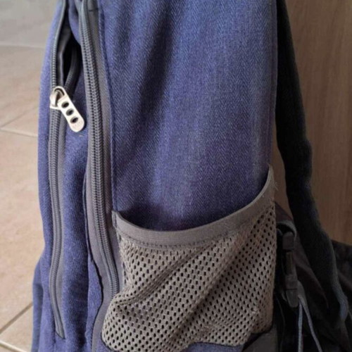 Polo school bag with wheels used with police car embroidery