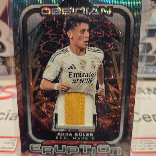 Arda Güler 2025-26 Panini Obsidian Eruption /25 Real Madrid card