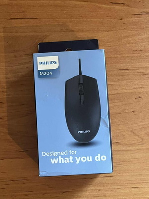 Philips SPK7204 Wired Mouse 1200DPI USB Black