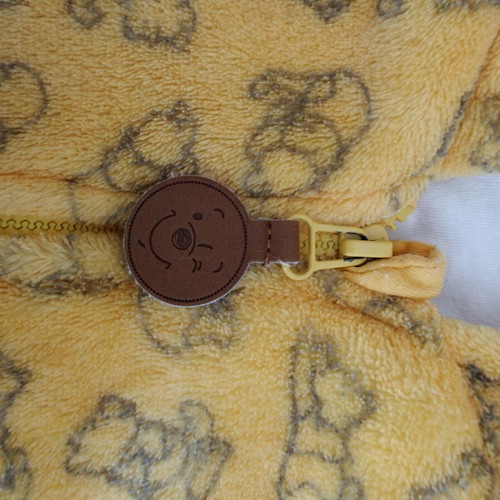 Winnie the Pooh Baby Romper like new with hood