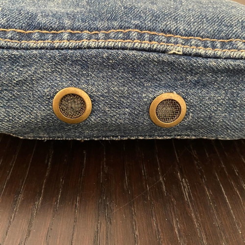 Vintage denim jeans shoulder bag STR Accessories like new, blue