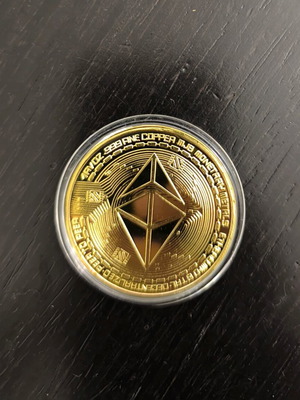 Metal Etherium coin new, excellent quality