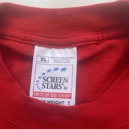 Pringles Euro 2000 men's vintage red T-shirt Screen Stars size XL like new