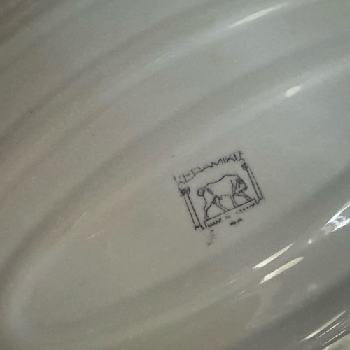 Vintage porcelain platter like new, 44x30 cm
