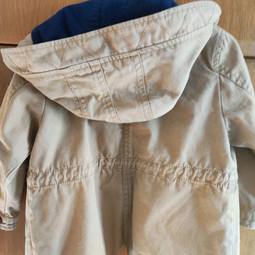 Zara Boy light parka jacket like new, cotton 86cm, 18-24 months