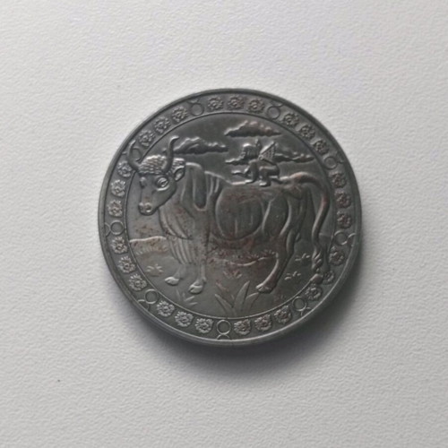 Zodiac coin used, Taurus