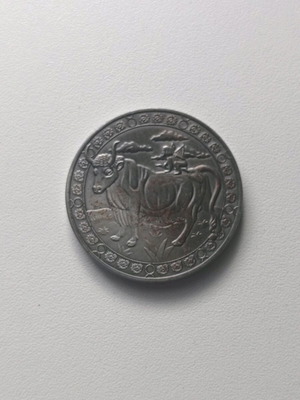 Zodiac coin used, Taurus