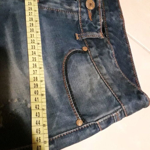Takeshy Kurosawa jeans used, unisex, size S, blue