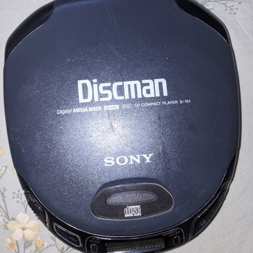 Sony Discman D-151 Portable CD Player with Digital Mega Bass