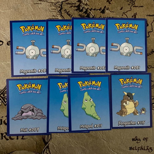 Collectible Pokemon items used, pack of 44 pieces