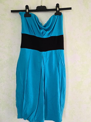 Φόρεμα σαν καινούργιο, μέγεθος S, μαύρο και μπλε